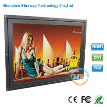 High brightness 450 to 1500cd/m2 optional 15" open frame LCD monitor